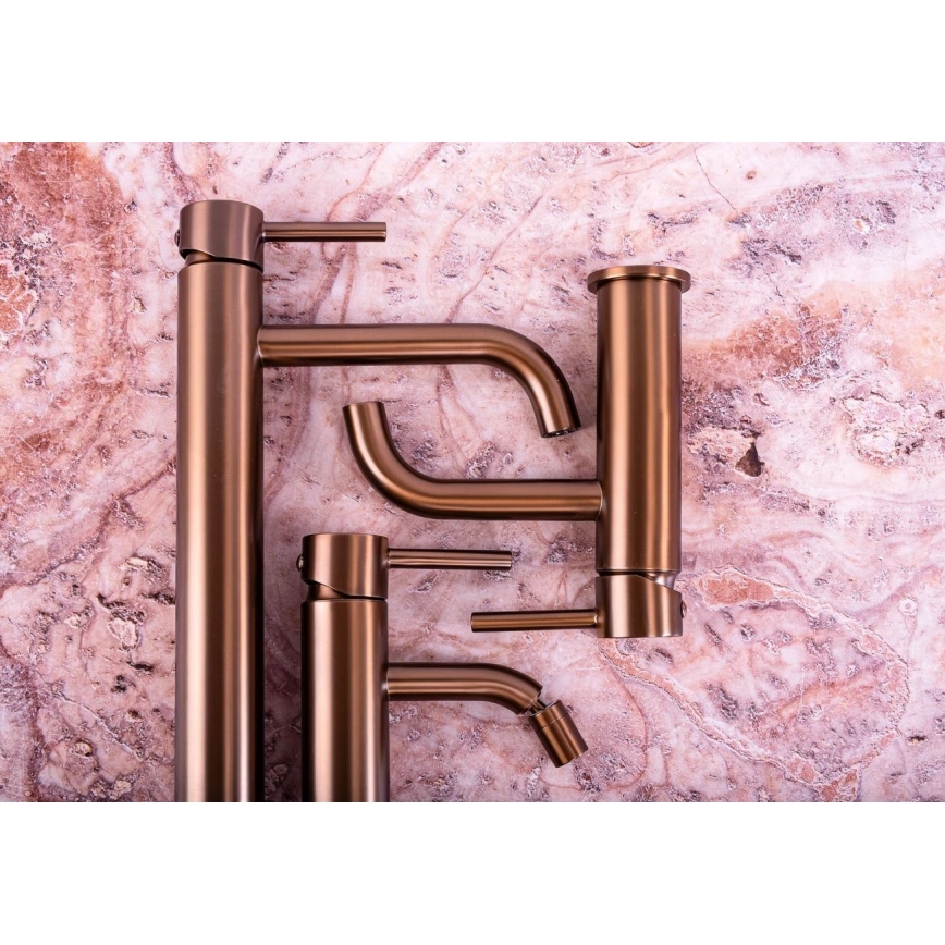 REA-B1112 - Lavuaarihana LUNGO 16,5 cm harjattu kupari