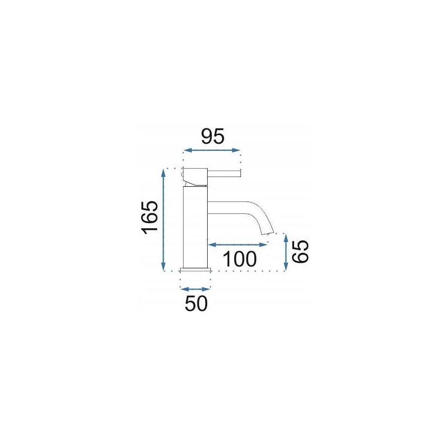 REA-B1112 - Lavuaarihana LUNGO 16,5 cm harjattu kupari