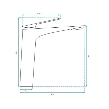 REA-B1126 - Pesuallashana AVALON 30 cm musta