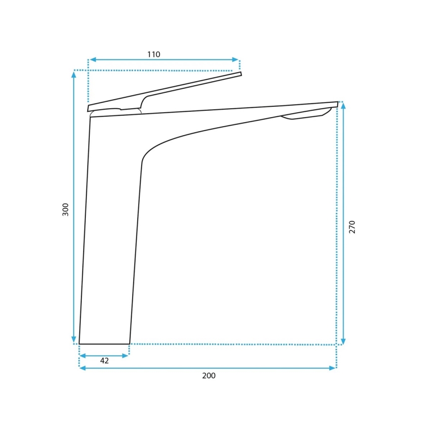 REA-B1126 - Pesuallashana AVALON 30 cm musta