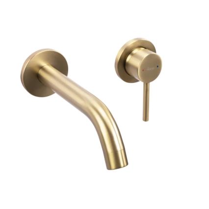 REA-B5334 - OWEN pesuallosekoitin uppoasennukseen harjattu kullanvärinen