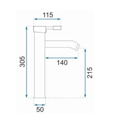 REA-B8665 - Pesuallashana GRAF 30,5 cm musta