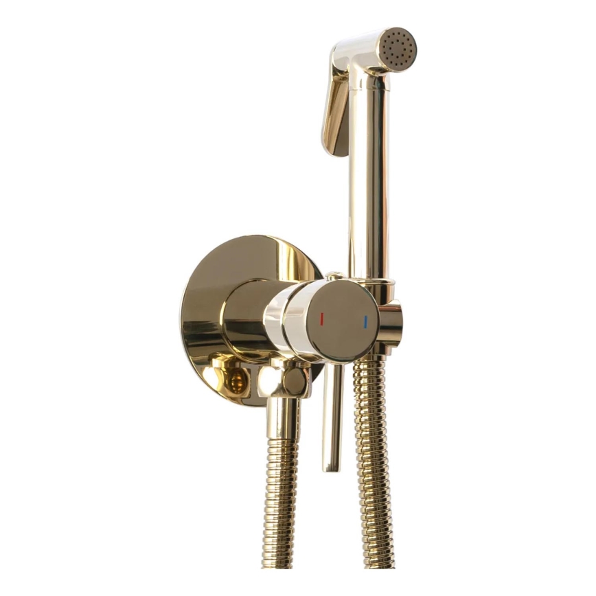 REA-B8979 - LUNGO bidet-sekoitin käsisuihkulla piilotettavaa asennusta varten, kultainen
