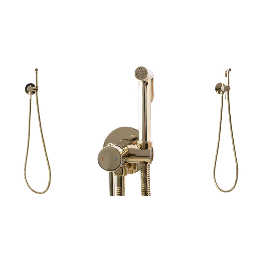REA-B8979 - LUNGO bidet-sekoitin käsisuihkulla piilotettavaa asennusta varten, kultainen