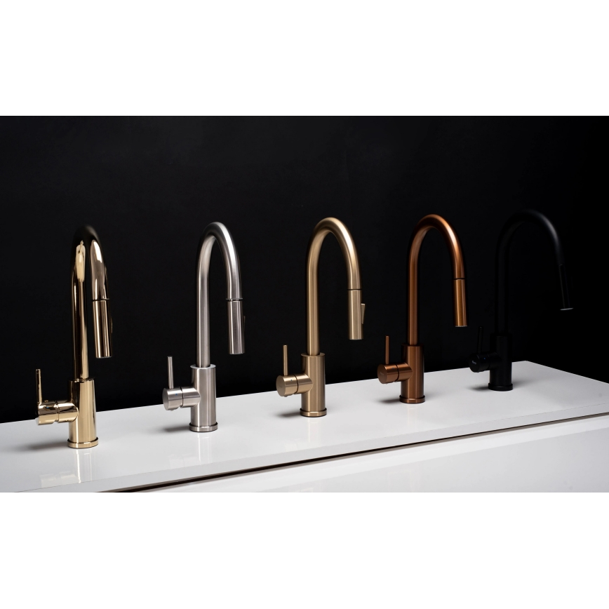 REA-B9146 - FRESH keittiöhana vedettävällä suihkupäällä, 39,5 cm, niklattu