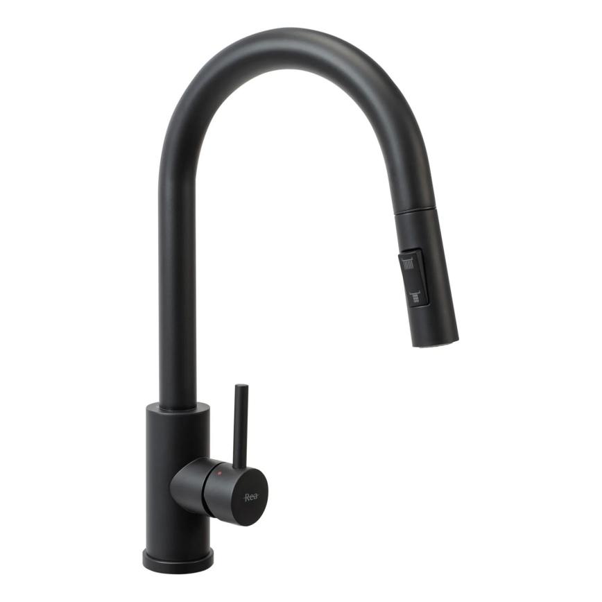 REA-B9147 - Keittiöhana vetosuihkulla FRESH 39,5 cm mattamusta