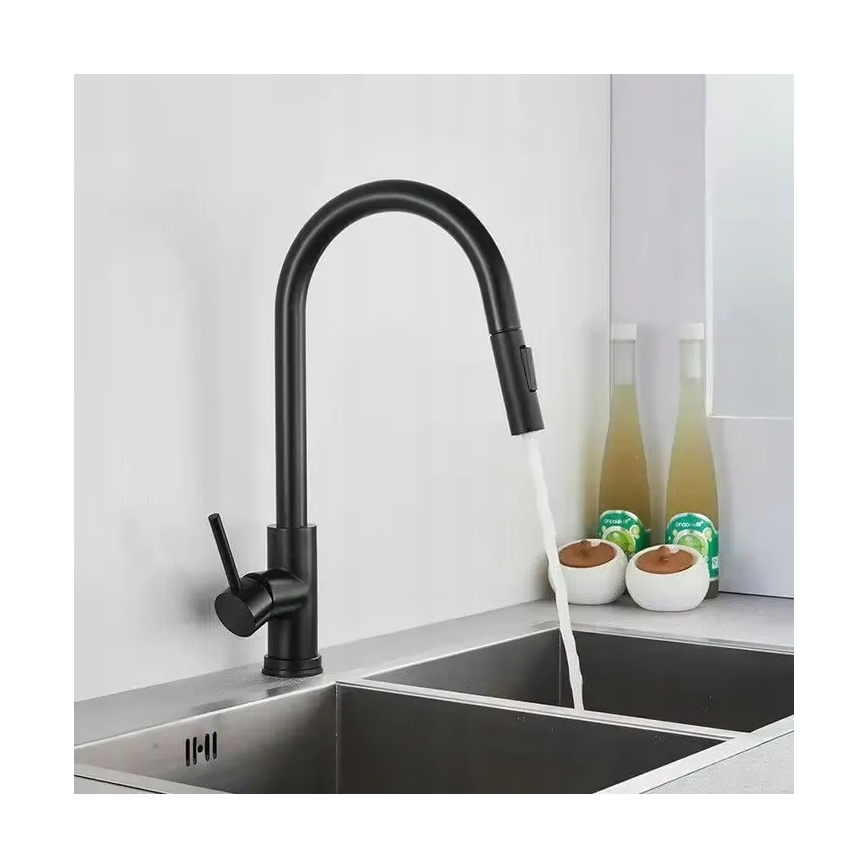 REA-B9147 - Keittiöhana vetosuihkulla FRESH 39,5 cm mattamusta