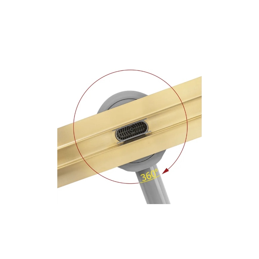 REA-G2714 - Lattiakaivo NEOX SLIM 70 cm ruostumaton teräs/harjattu kulta