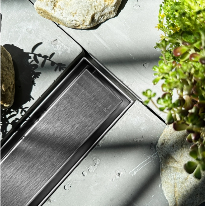 REA-G5808 - NEOX PRO 70 cm lineaarinen lattiakaivo, ruostumaton teräs