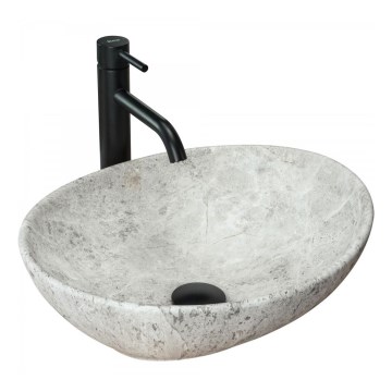 REA-U0165 - Pöytätason pesuallas SOFIA 34,5x41 cm keramiikka/vaalea kivi