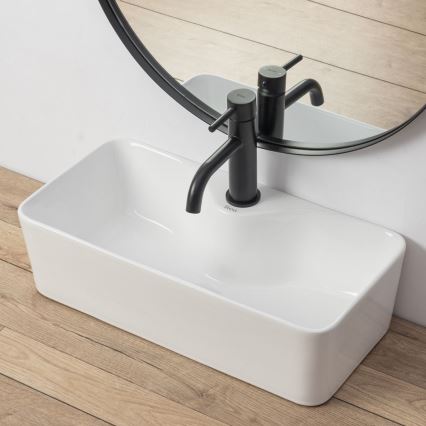 REA-U0699 - Pöytätason pesuallas MERY 25x50,5 cm keramiikka/kiiltävänvalkoinen
