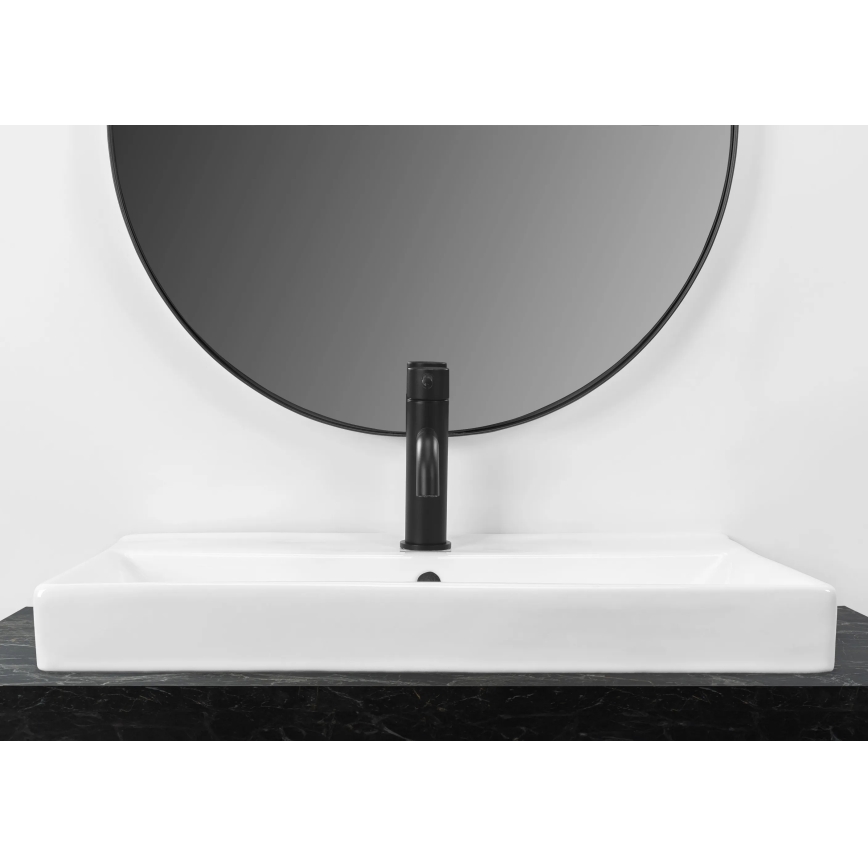 REA-U3326 - Upotettava pesuallas MANDY 46x60 cm keramiikka/kiiltävä valkoinen