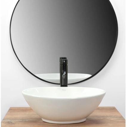 REA-U5804 - PAMELA MINI tasoon asennettava pesuallas 26,5x40 cm keramiikka/kiiltävä valkoinen