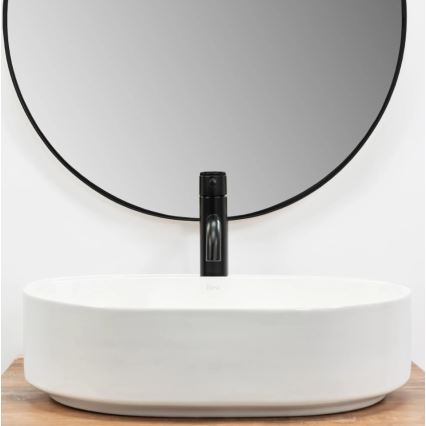 REA-U6563 - Pöytätason pesuallas NADIA 38x50 cm keraaminen/kiiltävä valkoinen