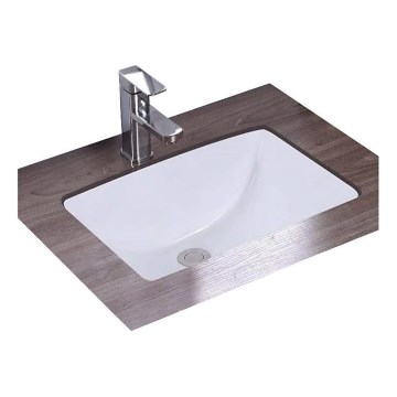 REA-U6653 - Upotettava pesuallas ADELA 33x46 cm keramiikka/kiiltävä valkoinen