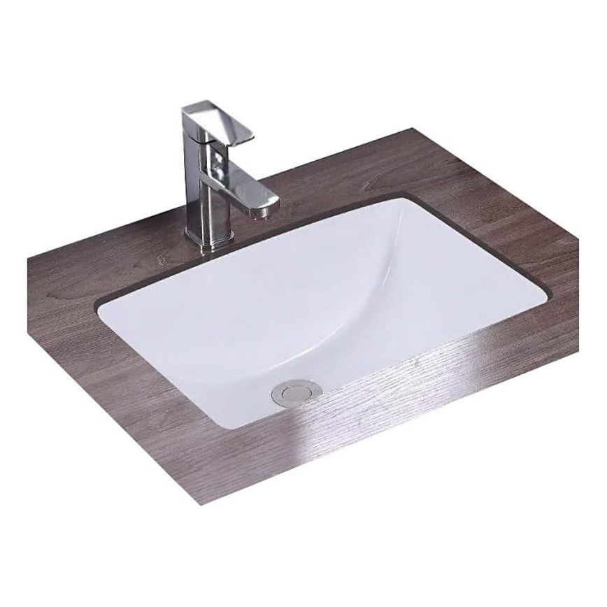 REA-U6653 - Upotettava pesuallas ADELA 33x46 cm keramiikka/kiiltävä valkoinen