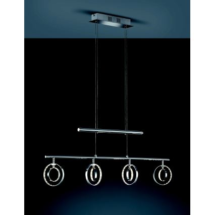 Reality - LED-kattokruunu johdossa PRATER 4xLED/4,5W/230V