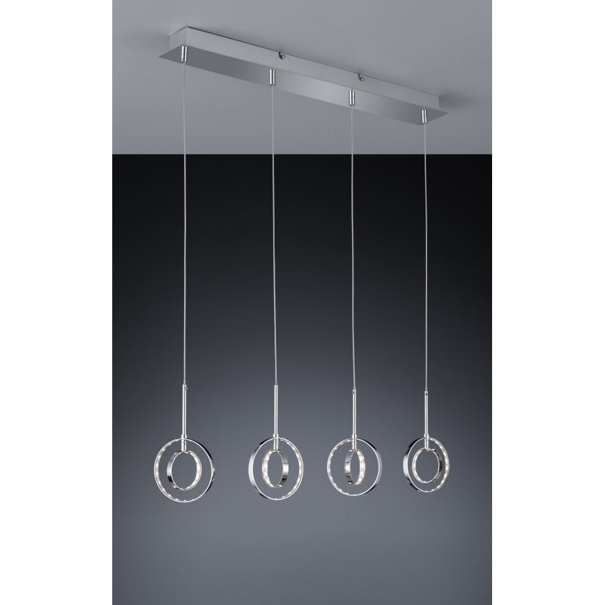 Reality - LED-kattokruunu narussa PRATER 4xLED/4W/230V
