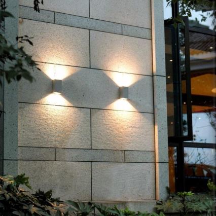 RED - Design Rendl - R10353 - LED Ulkoseinävalo DIXIE 2xLED/5W/230V IP54