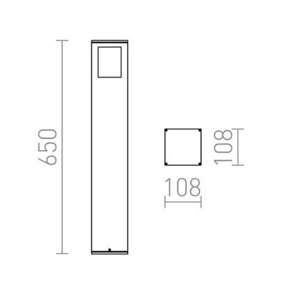 RED - Design Rendl - R10433 - Ulkovalo PONDER 1xE27/18W/230V IP44 musta