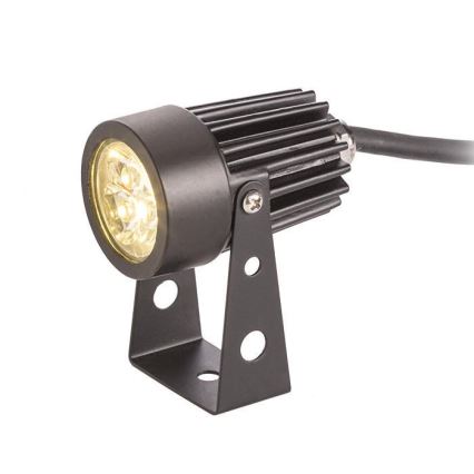 RED - Design Rendl - R10530 - LED-ulkovalo GUN LED/3W/230V IP65