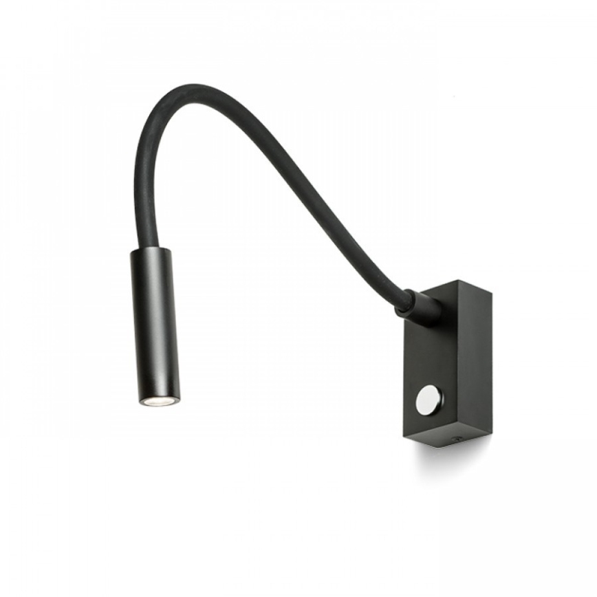 RED - Design Rendl - R10541 - LED-seinälamppu AIM LED/3W/230V musta