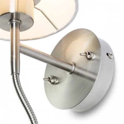 RED - Design Rendl - R10580 - LED-seinälamppu VERSA 1xE27/42W/230V + LED/3W