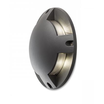 RED - Design Rendl-R11751- LED upotettu ulkovalo TOP 4xLED/1W/230V IP67