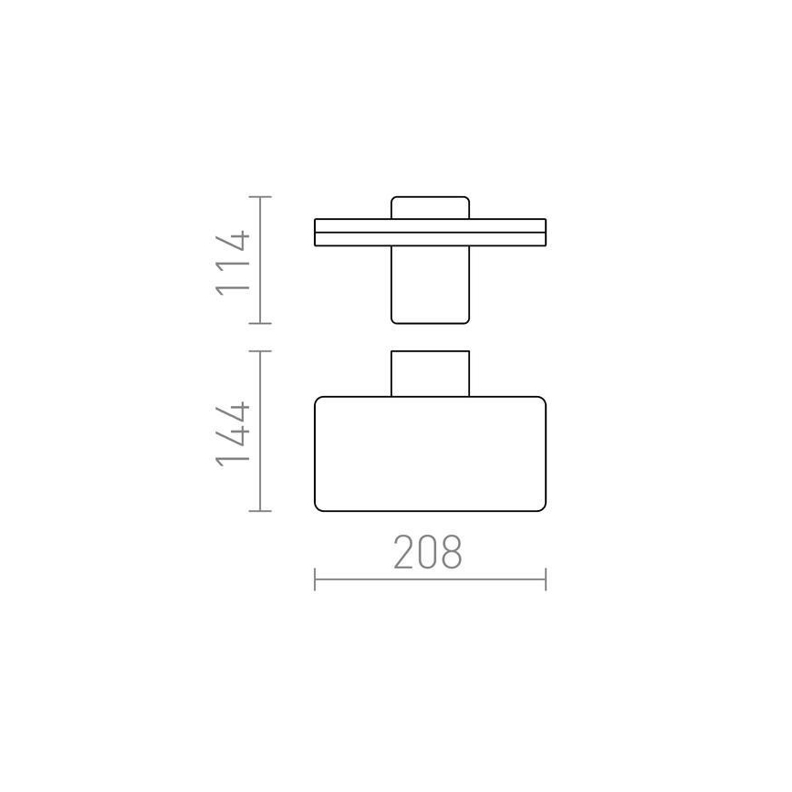 RED - Design Rendl - R11947- LED Ulkoseinävalo RINA LED/12W/230V IP65