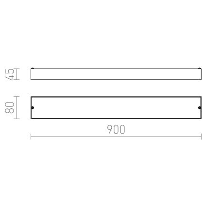 RED - Design Rendl - R11996 - LED Kylpyhuoneen seinävalo MARINA LED/14W/230V IP44