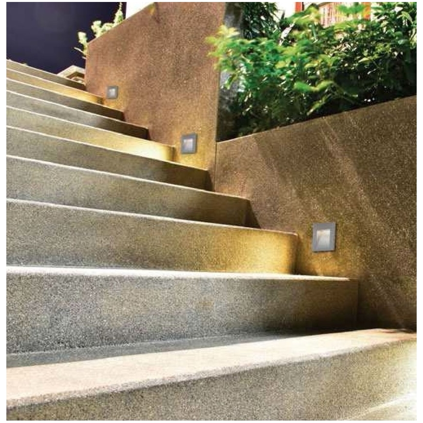 RED - Design Rendl-R12015 - LED-ulkovalo sisäänrakennettu TESS LED/3W/230V IP54 antrasiitti