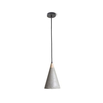 RED - Design Rendl - R12380 - Kattokruunu johdossa HEIDI 1xE27/28W/230V betoni/puu