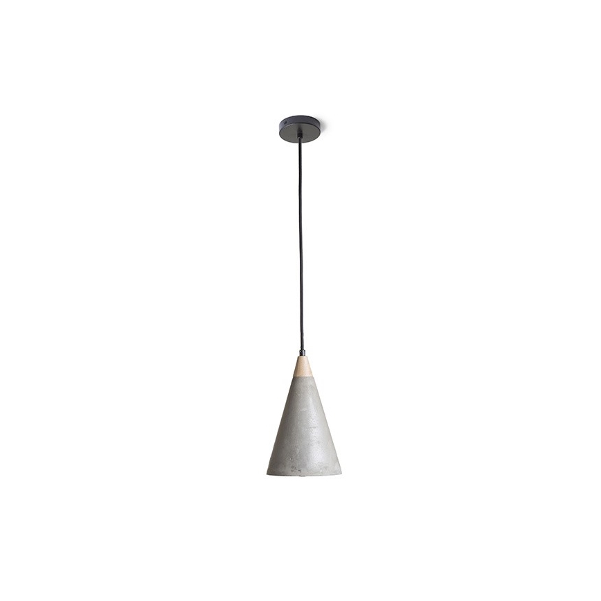 RED - Design Rendl - R12380 - Kattokruunu johdossa HEIDI 1xE27/28W/230V betoni/puu