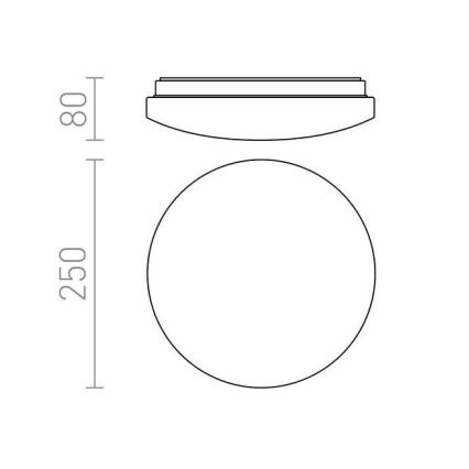 RED - Design Rendl - R12431 - LED-kattovalo SEMPRE LED/10W/230V