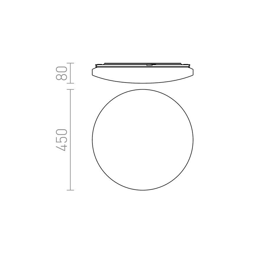 RED - Design Rendl - R12433 - LED-kattovalo SEMPRE LED/36W/230V pyöreä