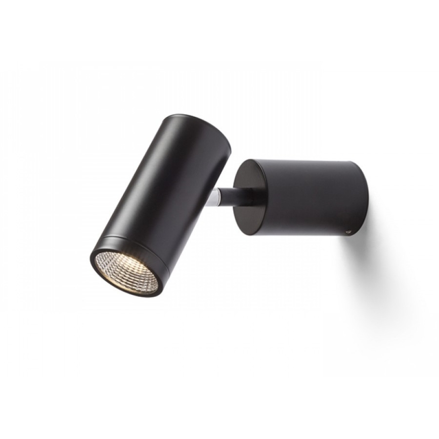 RED - Design Rendl - R12497 - LED-kohdevalo BOGARD LED/5W/230V musta