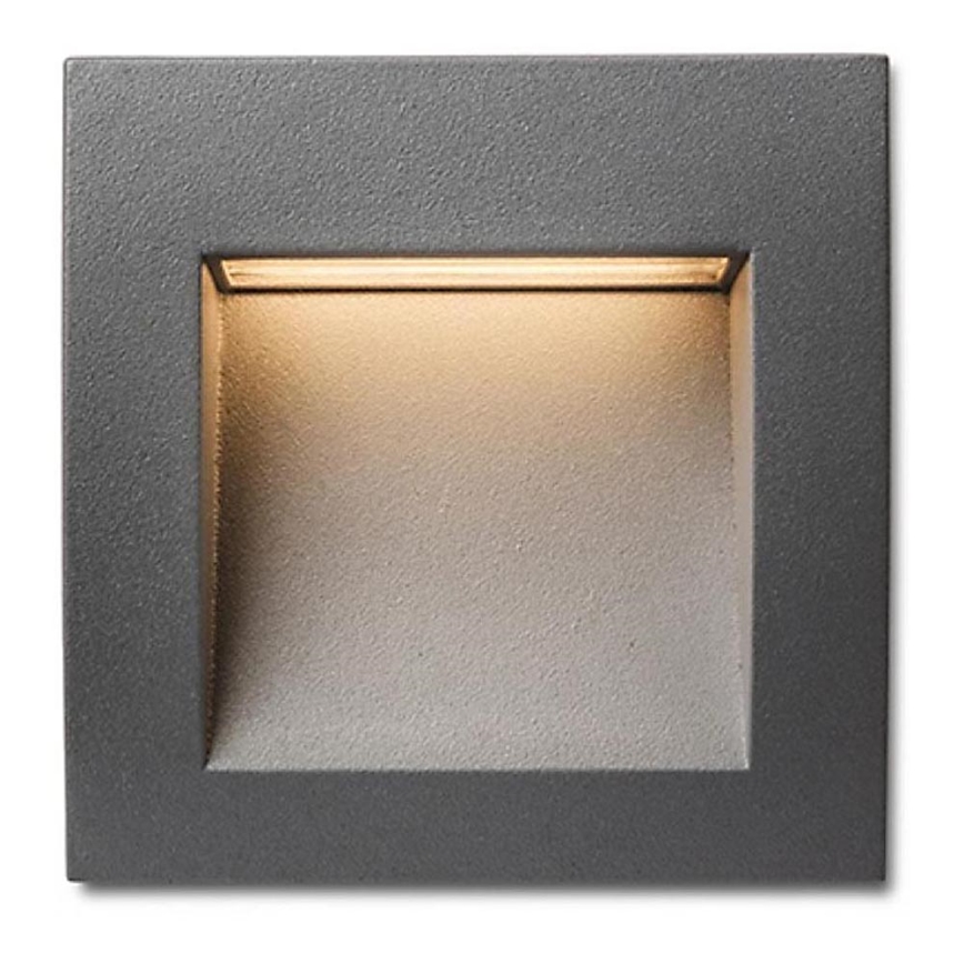 RED - Design Rendl - R12534 - LED Sisäänrakennettu ulkovalo GORDIQ LED/1,5W/230V IP65