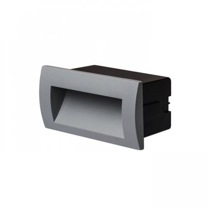 RED - Design Rendl - R12538 - LED Sisäänrakennettu ulkovalo GORDIQ LED/3W/230V IP65