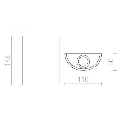 RED - Design Rendl - R12592 - LED-seinävalo DAFFY LED/6W/230V valkoinen