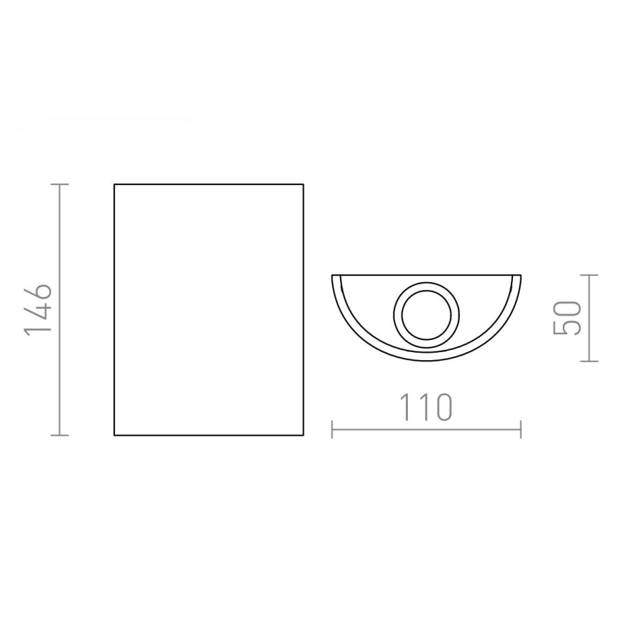 RED - Design Rendl - R12592 - LED-seinävalo DAFFY LED/6W/230V valkoinen