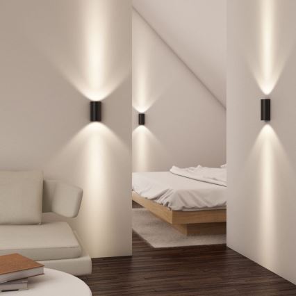 RED - Design Rendl - R12593 - LED-seinävalo DAFFY LED/6W/230V musta