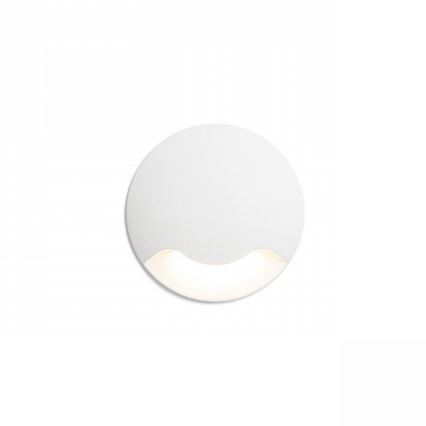 RED - Design Rendl -R12613- LED Sisäänrakennettu ulkovalo KICK LED/1W/230V IP54