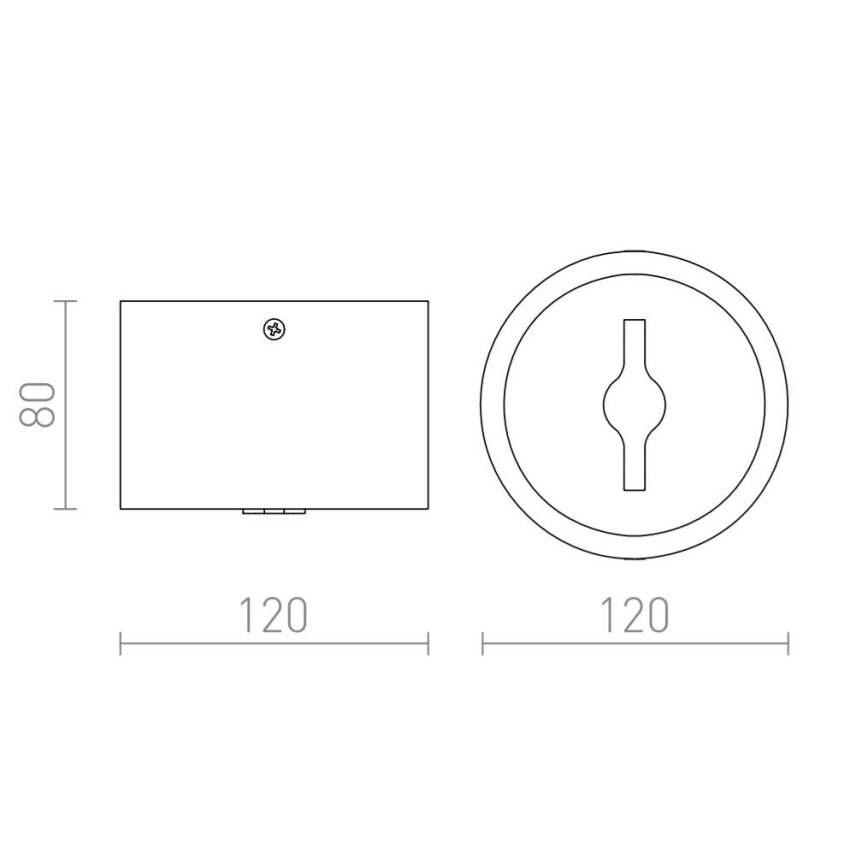 RED - Design Rendl-R12634 - LED Himmennettävä kohdevalo KELLY 15W/230V musta