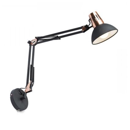 RED - Design Rendl - R12651 - Seinälamppu ANTE 1xE27/28W/230V musta