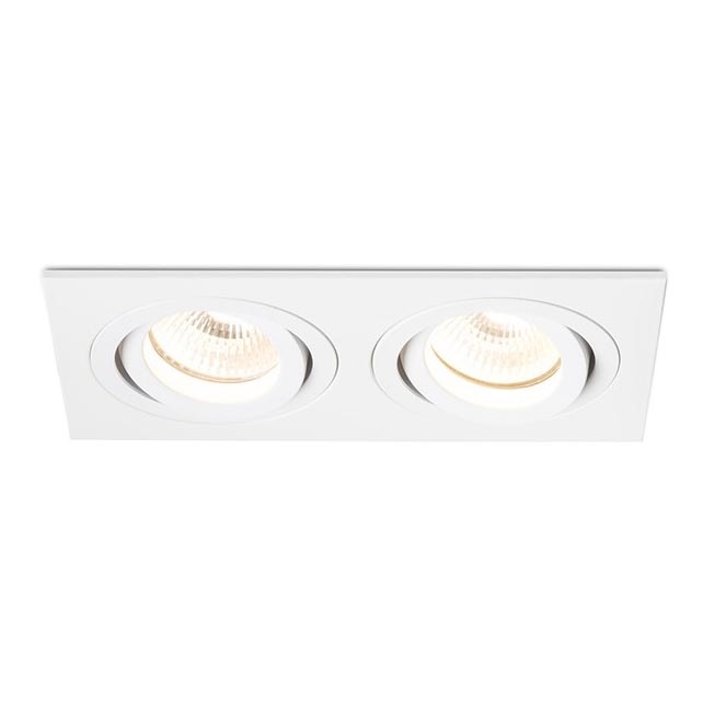 RED - Design Rendl - R12713- Upotettu valo PASADENA 2xGU10/50W/230V