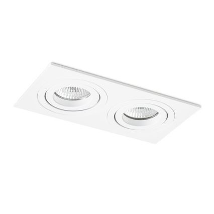 RED - Design Rendl - R12713- Upotettu valo PASADENA 2xGU10/50W/230V