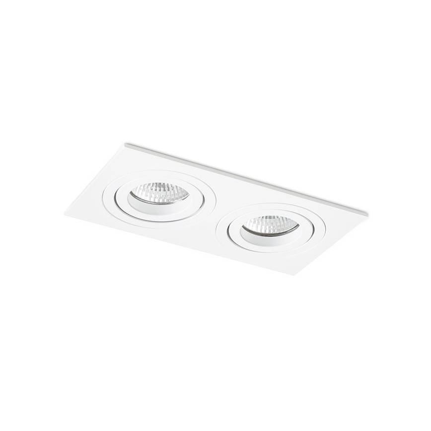 RED - Design Rendl - R12713- Upotettu valo PASADENA 2xGU10/50W/230V
