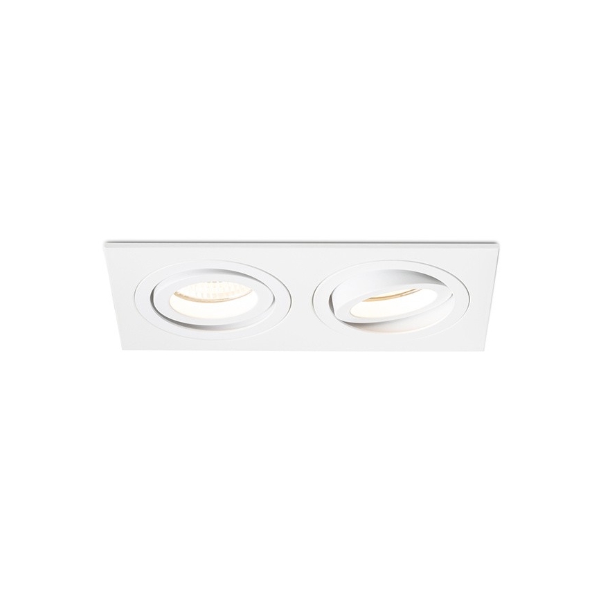 RED - Design Rendl - R12713- Upotettu valo PASADENA 2xGU10/50W/230V