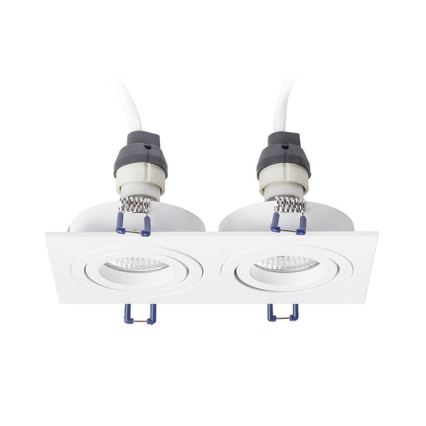 RED - Design Rendl - R12713- Upotettu valo PASADENA 2xGU10/50W/230V