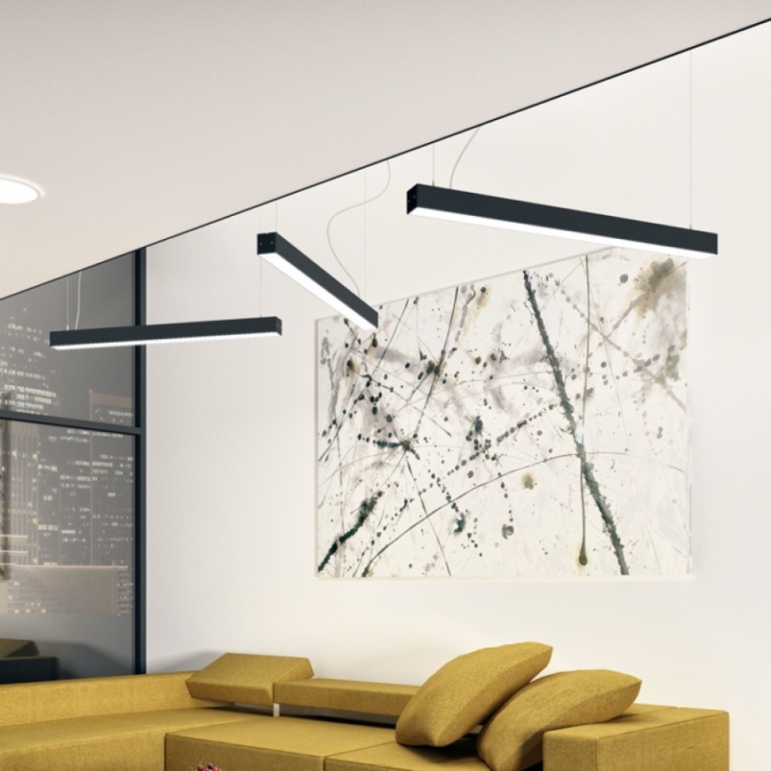 RED - Design Rendl - R12721 - LED Kattokruunu johdossa PESANTE LED/40W/230V musta